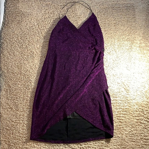 Forever 21 Dresses & Skirts - [FOREVER 21] Purple Glitter Formal Dress